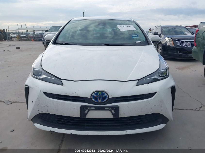 2020 Toyota Prius Le VIN: JTDKARFU6L3114219 Lot: 40242013