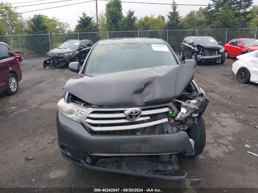 2013 Toyota Highlander VIN: 5TDZA3EH5DS037536 Lot: 40242047