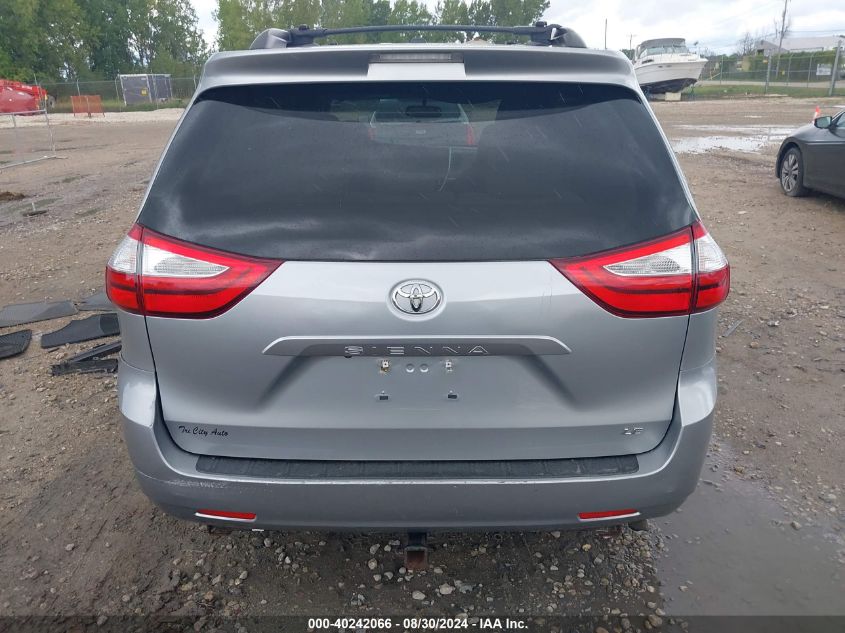 2015 Toyota Sienna Le 8 Passenger VIN: 5TDKK3DC6FS617031 Lot: 40242066