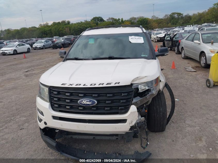 2017 Ford Explorer Sport VIN: 1FM5K8GT4HGA92100 Lot: 40242069