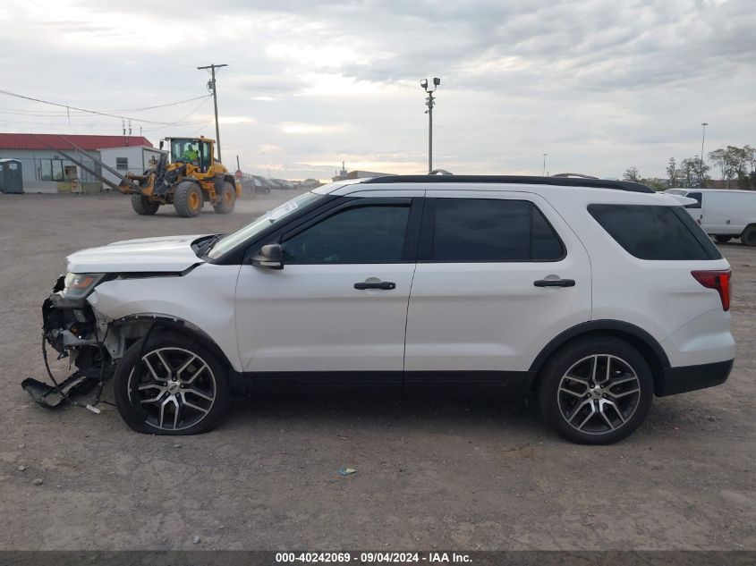 2017 Ford Explorer Sport VIN: 1FM5K8GT4HGA92100 Lot: 40242069