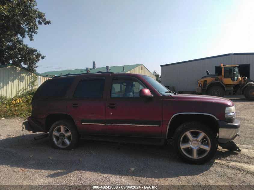 2001 Chevrolet Tahoe Lt VIN: 1GNEK13T81J290776 Lot: 40242089