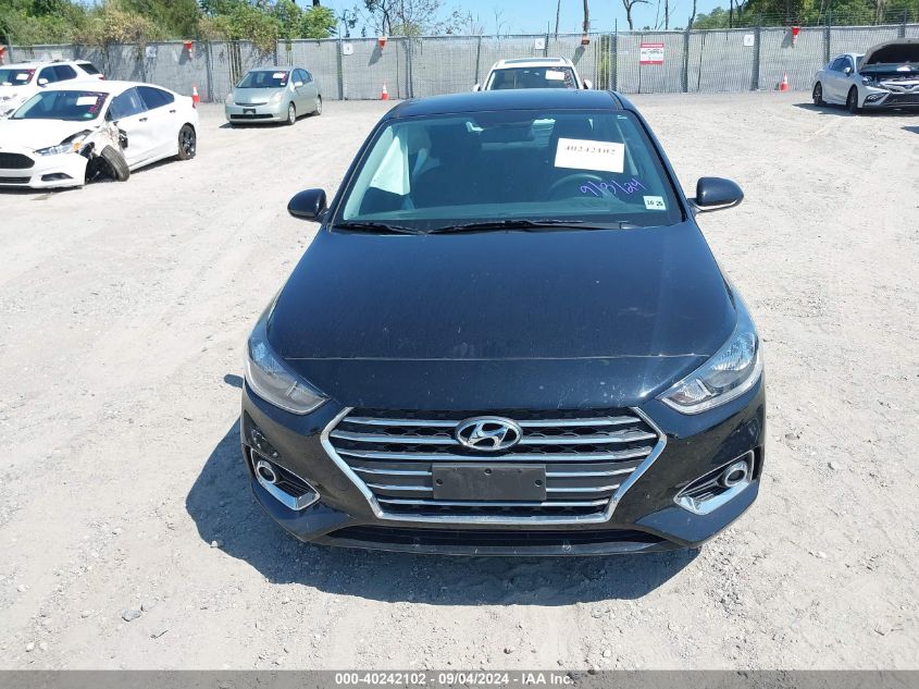 2022 Hyundai Accent Sel VIN: 3KPC24A60NE158015 Lot: 40242102