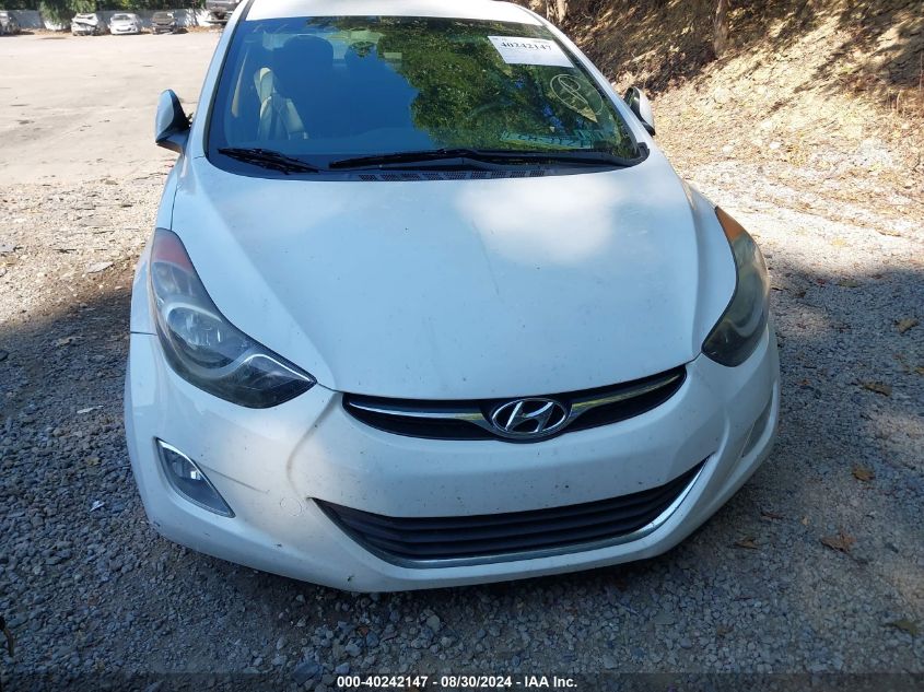 2013 Hyundai Elantra Gls VIN: 5NPDH4AEXDH275654 Lot: 40242147