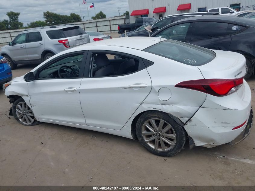 2015 Hyundai Elantra Se VIN: 5NPDH4AE8FH628914 Lot: 40242197