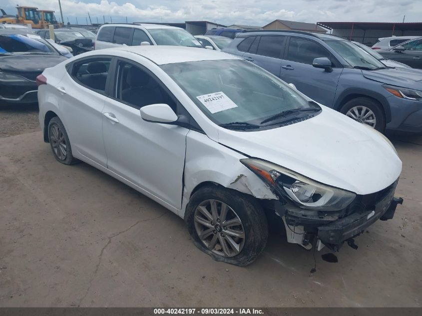 2015 Hyundai Elantra Se VIN: 5NPDH4AE8FH628914 Lot: 40242197