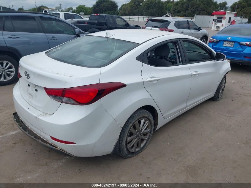 2015 Hyundai Elantra Se VIN: 5NPDH4AE8FH628914 Lot: 40242197