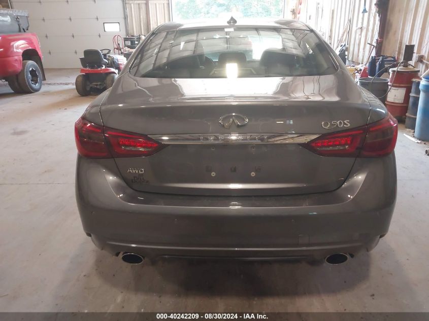 2019 Infiniti Q50 3.0T Sport VIN: JN1EV7AR1KM593413 Lot: 40242209