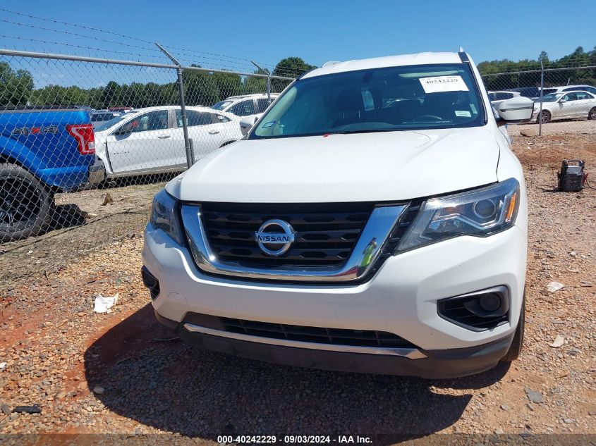 2020 Nissan Pathfinder S 2Wd VIN: 5N1DR2ANXLC593457 Lot: 40242229