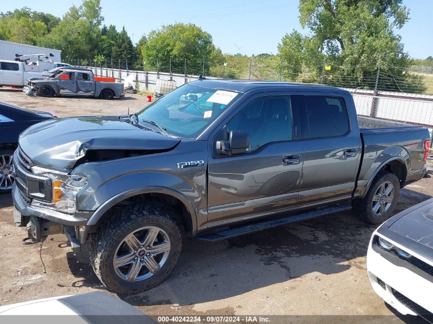 2019 Ford F150 Supercrew VIN: 1FTEW1E44KFA74124 Lot: 40242234