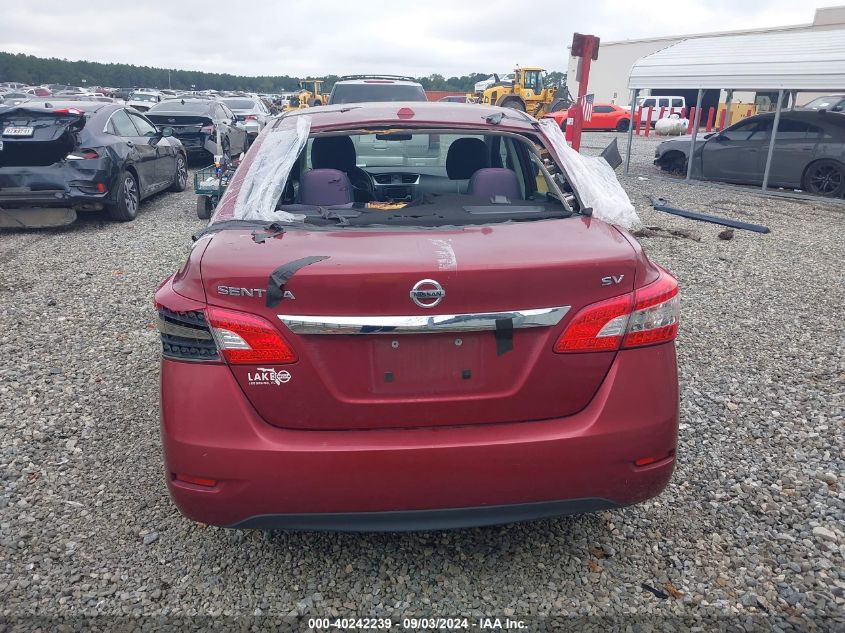 2015 Nissan Sentra Sv VIN: 3N1AB7AP4FL689736 Lot: 40242239