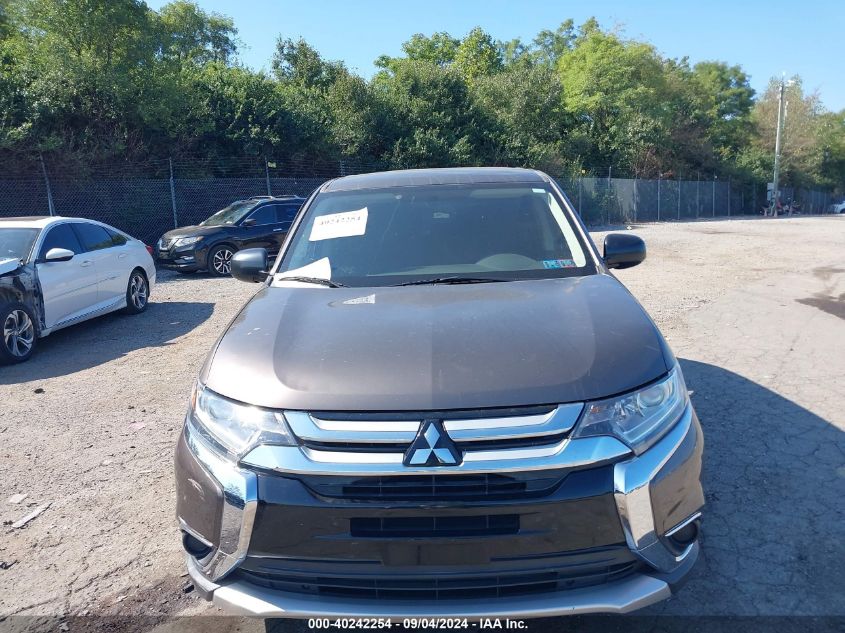 2017 Mitsubishi Outlander Es VIN: JA4AD2A33HZ035775 Lot: 40242254