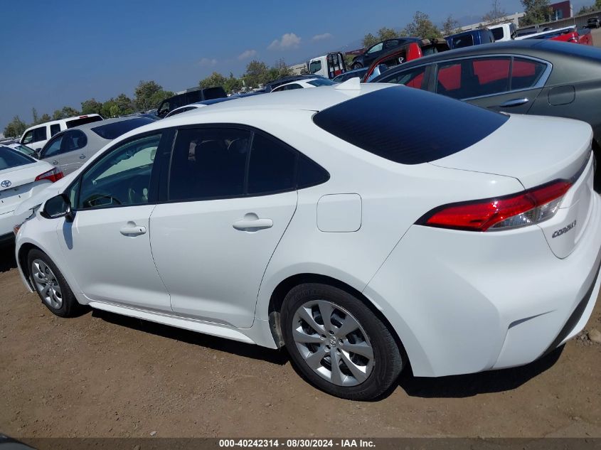 2020 Toyota Corolla Le VIN: JTDEPRAE3LJ096429 Lot: 40242314