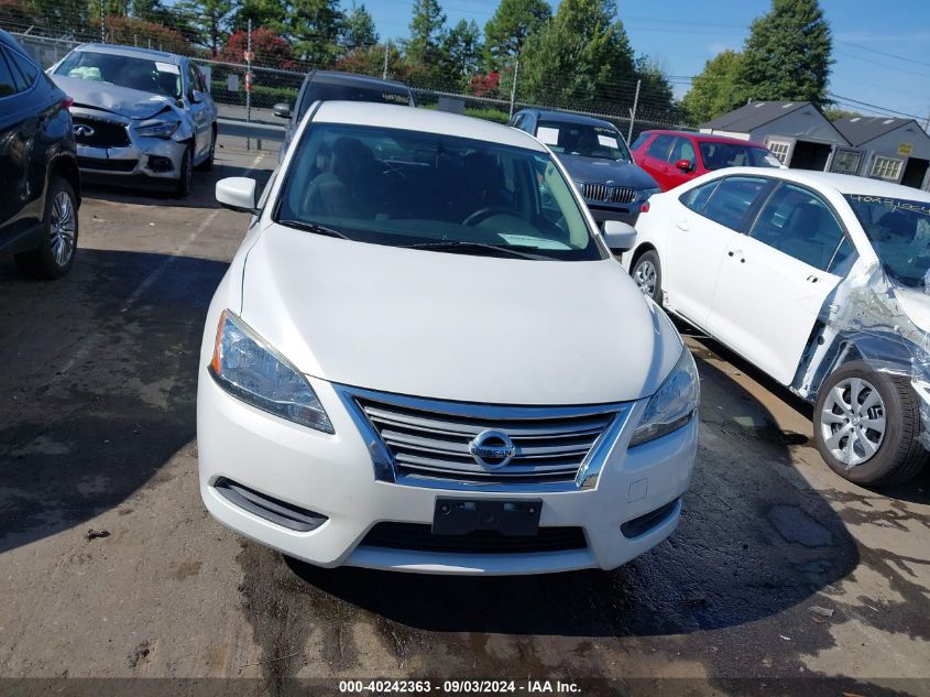 2014 Nissan Sentra Sv VIN: 3N1AB7AP6EL690739 Lot: 40242363