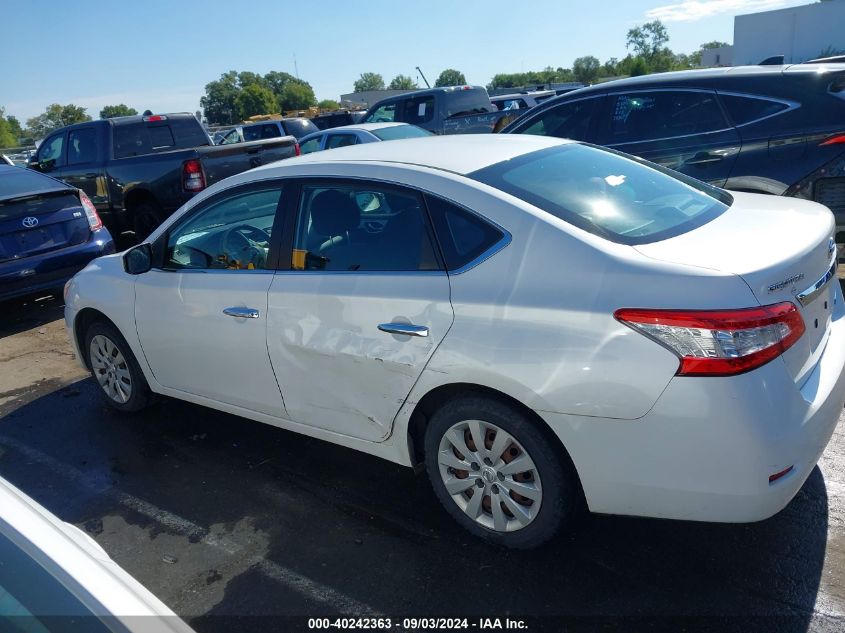 2014 Nissan Sentra Sv VIN: 3N1AB7AP6EL690739 Lot: 40242363