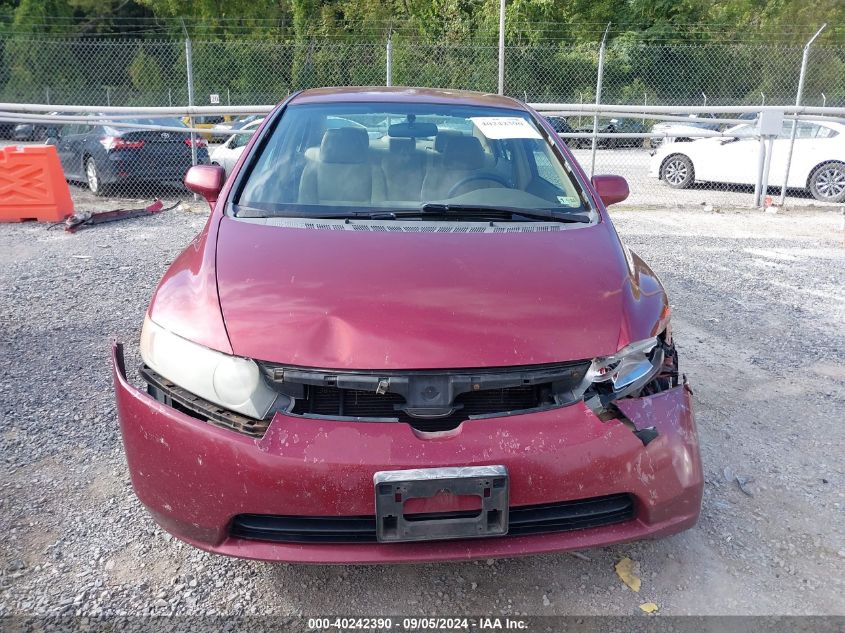 2007 Honda Civic Lx VIN: 1HGFA16527L013553 Lot: 40242390