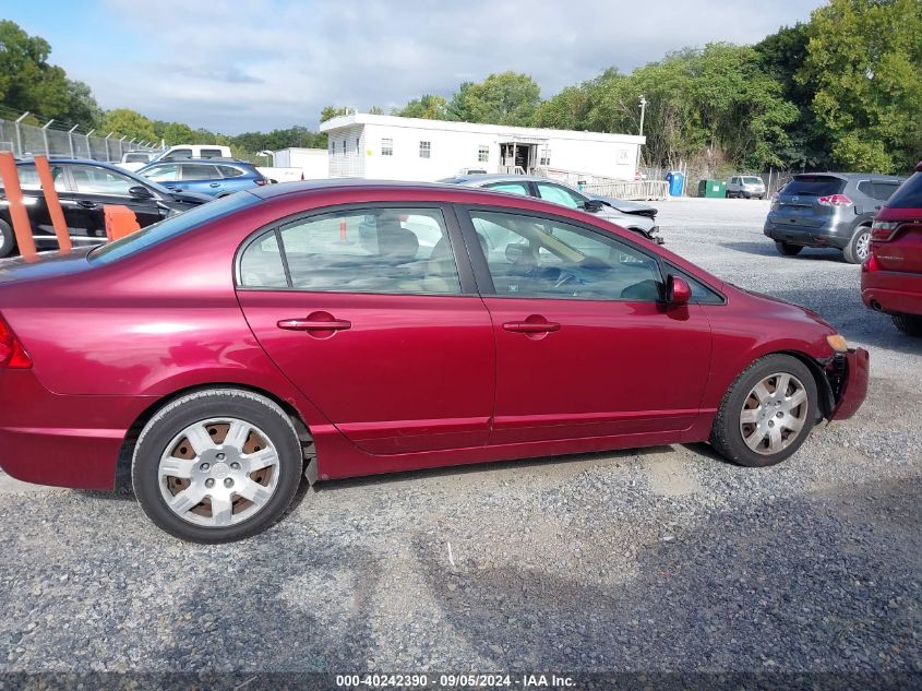 2007 Honda Civic Lx VIN: 1HGFA16527L013553 Lot: 40242390