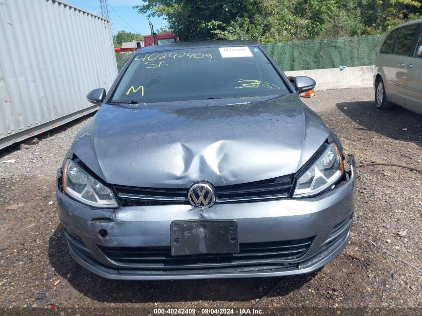 3VW217AU9FM014188 2015 Volkswagen Golf Tsi S 4-Door