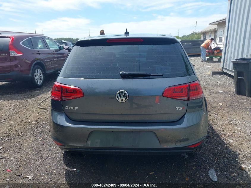 3VW217AU9FM014188 2015 Volkswagen Golf Tsi S 4-Door