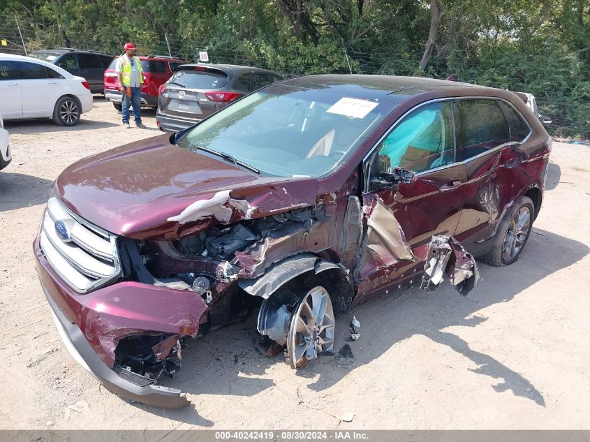 2FMPK4K8XHBB72934 2017 FORD EDGE - Image 2