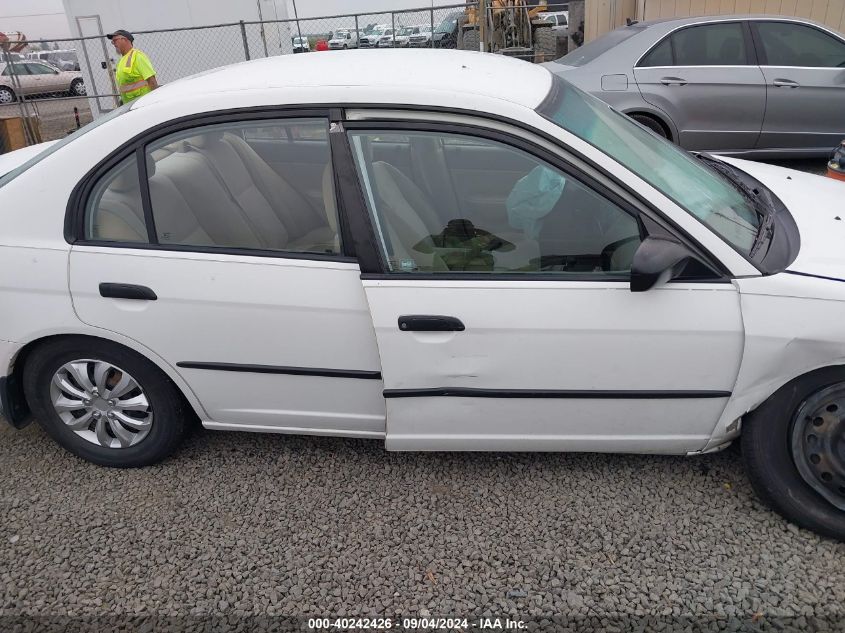 2005 Honda Civic Dx Vp VIN: 1HGES16355L024731 Lot: 40242426