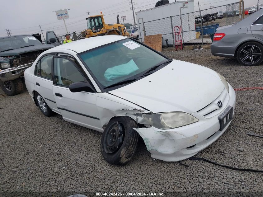 2005 Honda Civic Dx Vp VIN: 1HGES16355L024731 Lot: 40242426