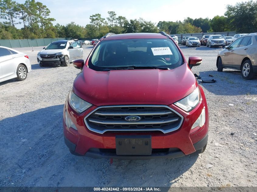 2018 Ford Ecosport Se VIN: MAJ6P1UL8JC249832 Lot: 40242442