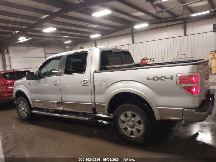 2011 Ford F-150 Lariat VIN: 1FTFW1EF9BFA50360 Lot: 40242526