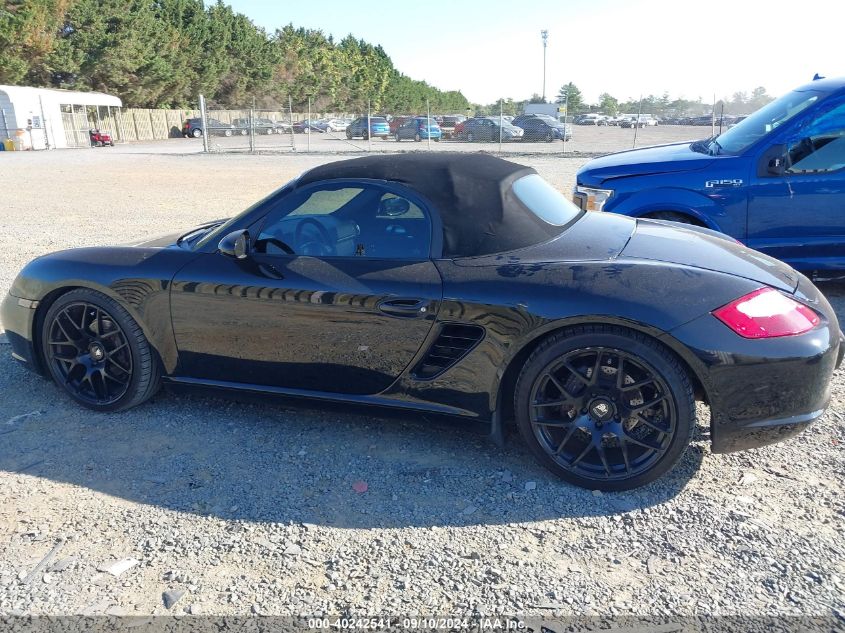 2008 Porsche Boxster VIN: WP0CA29818U710995 Lot: 40242541