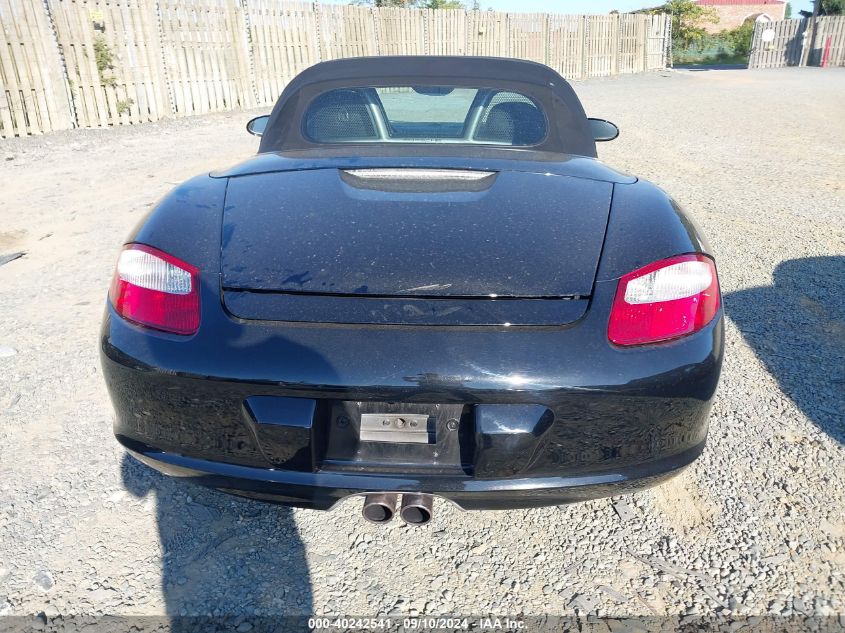 2008 Porsche Boxster VIN: WP0CA29818U710995 Lot: 40242541