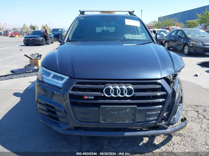 2019 Audi Sq5 3.0T Premium VIN: WA1B4AFY1K2081561 Lot: 40242546