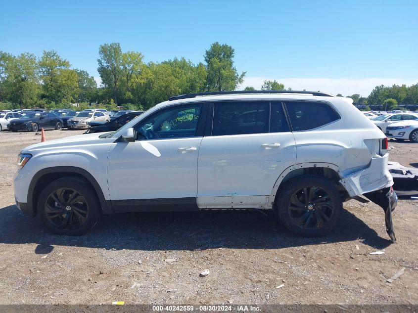 2022 Volkswagen Atlas 3.6L V6 Se W/Technology VIN: 1V2KR2CA8NC555409 Lot: 40242559