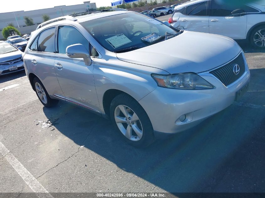 2011 Lexus Rx 350 VIN: 2T2ZK1BA0BC052701 Lot: 40242595