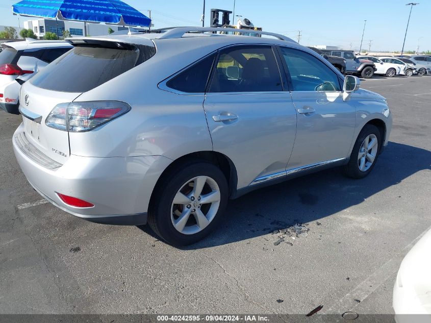 2011 Lexus Rx 350 VIN: 2T2ZK1BA0BC052701 Lot: 40242595