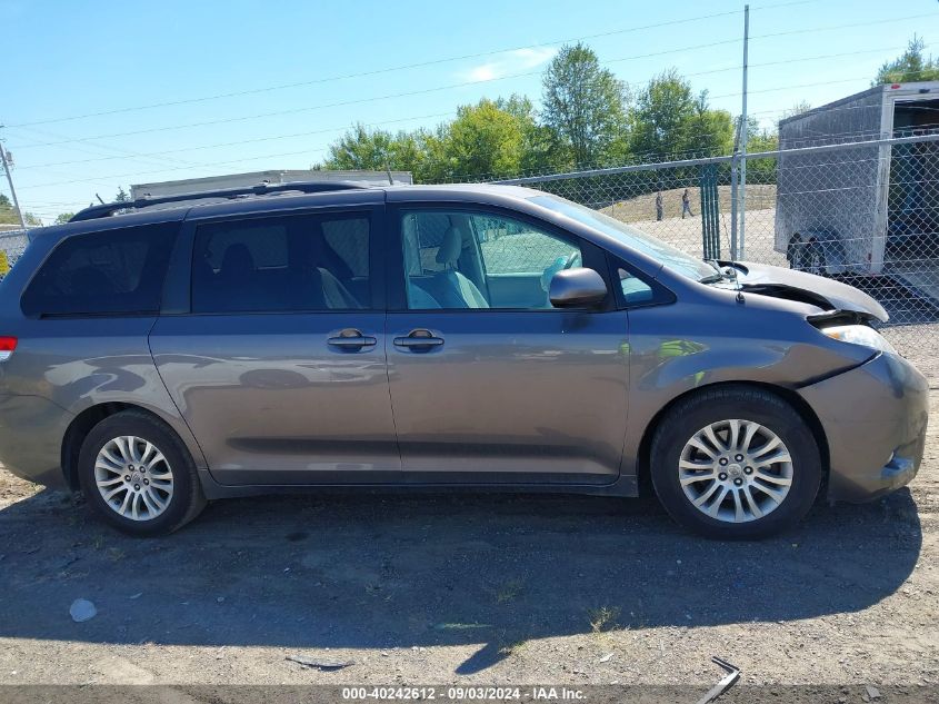 2013 Toyota Sienna Xle V6 8 Passenger VIN: 5TDYK3DC7DS294471 Lot: 40242612