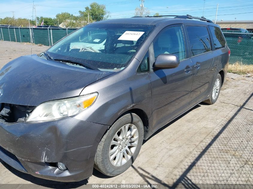 2013 Toyota Sienna Xle V6 8 Passenger VIN: 5TDYK3DC7DS294471 Lot: 40242612