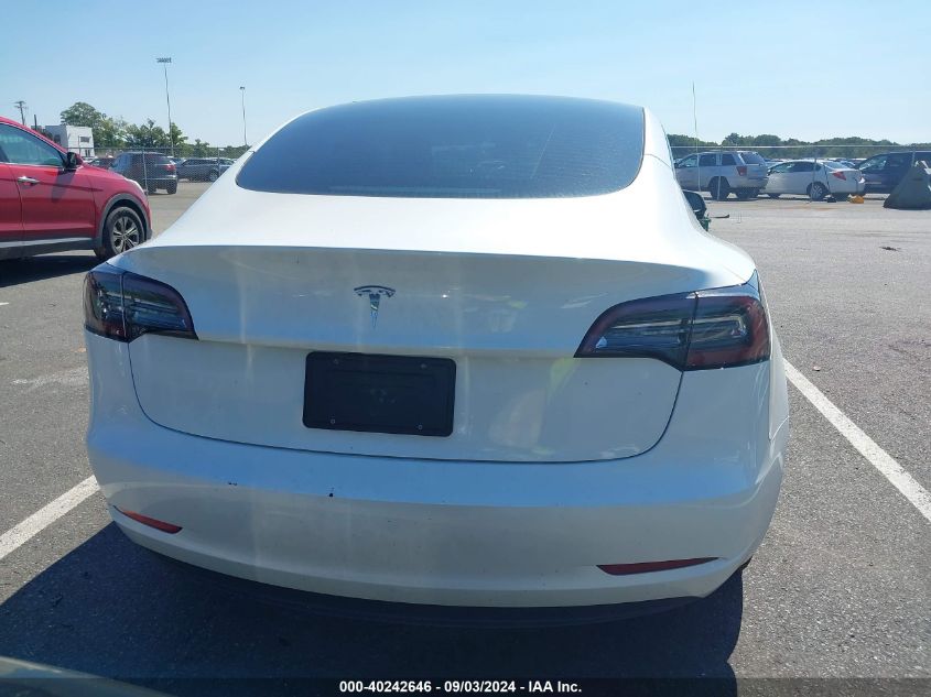 2023 Tesla Model 3 Rear-Wheel Drive VIN: 5YJ3E1EA0PF420195 Lot: 40242646