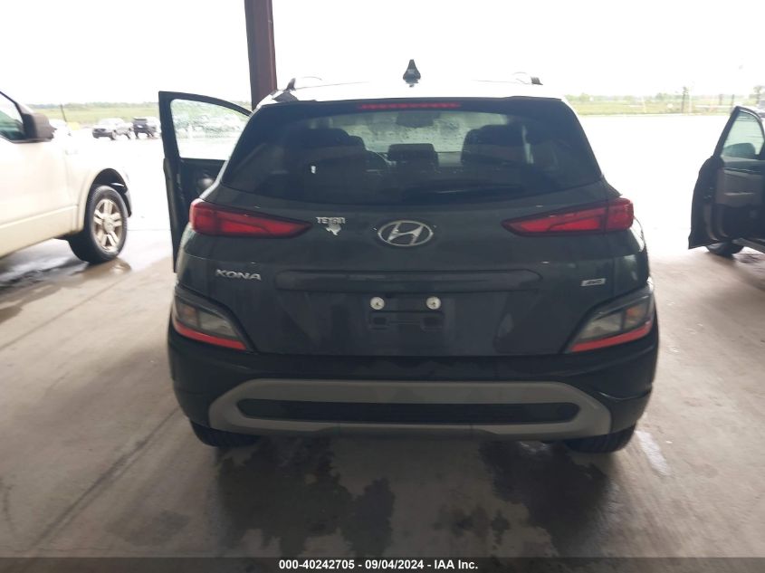 2023 Hyundai Kona Sel VIN: KM8K3CAB2PU994411 Lot: 40242705