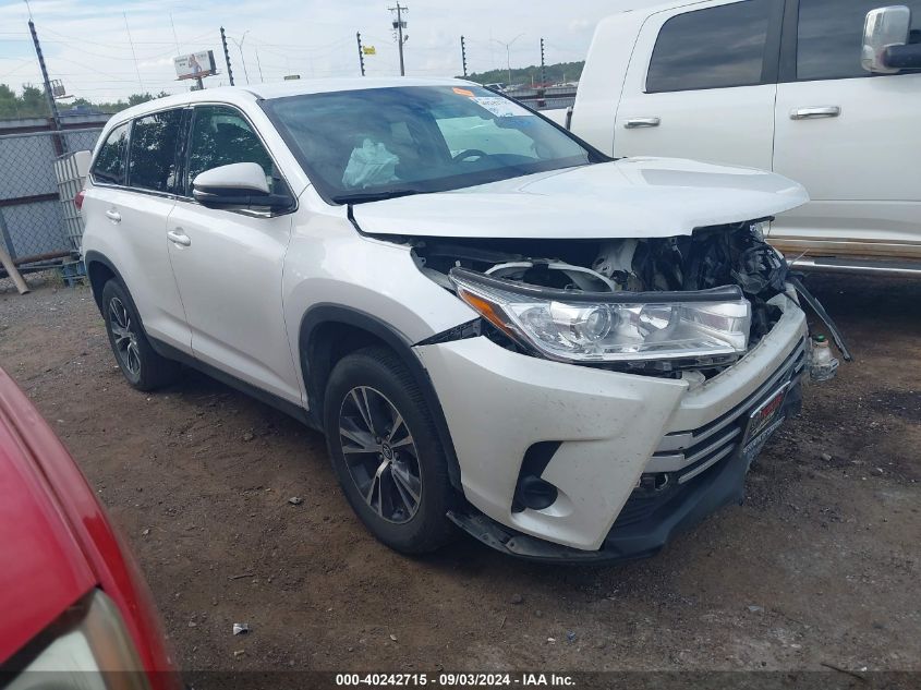 5TDZARFH1KS051738 2019 TOYOTA HIGHLANDER - Image 1