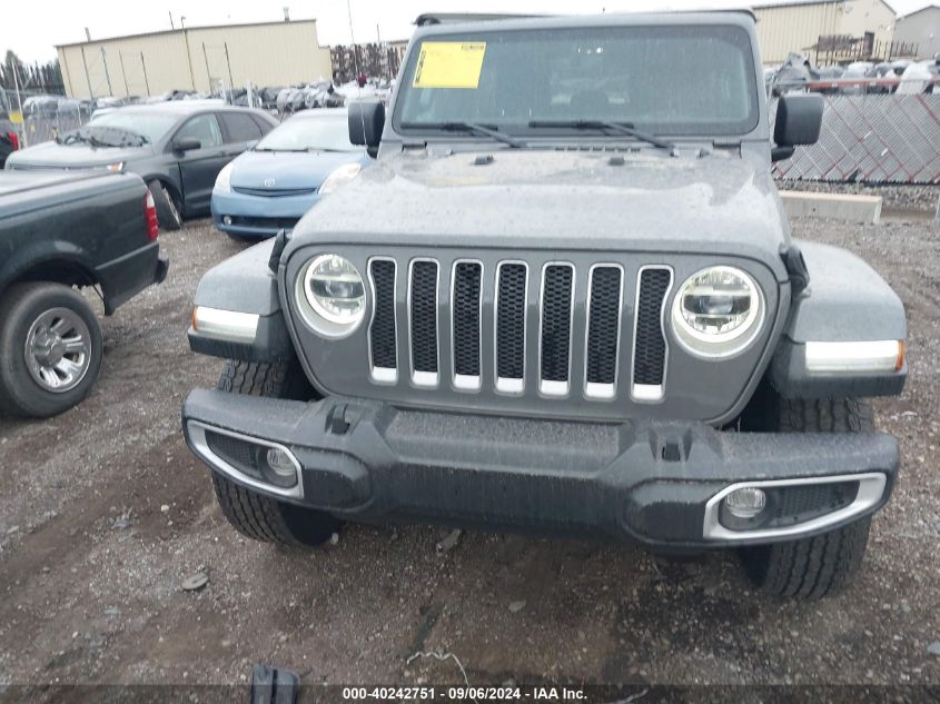 2021 Jeep Wrangler Unlimited Sahara 4X4 VIN: 1C4HJXEG7MW762954 Lot: 40242751