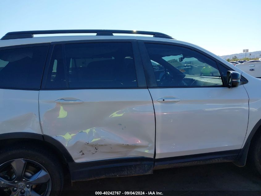 2020 Honda Passport Awd Touring VIN: 5FNYF8H95LB020284 Lot: 40242767