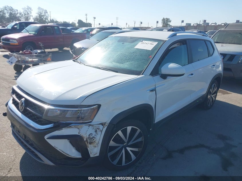 2022 VOLKSWAGEN TAOS 1.5L I-4 DI, DOHC, V(VIN: 3VVRX7B22NM074620