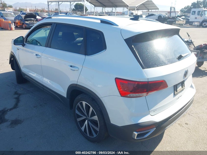 2022 VOLKSWAGEN TAOS 1.5L I-4 DI, DOHC, V(VIN: 3VVRX7B22NM074620