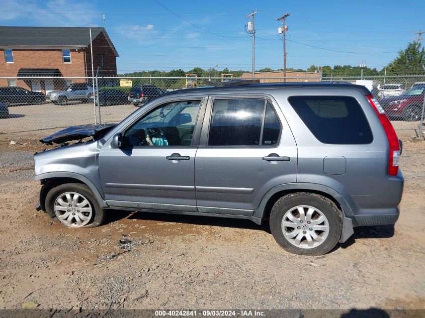 JHLRD78996C000709 2006 Honda Cr-V Se