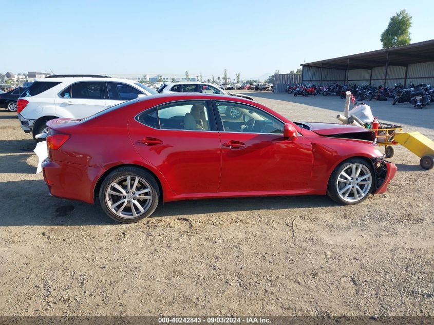 2006 Lexus Is 350 VIN: JTHBE262365008926 Lot: 40242843