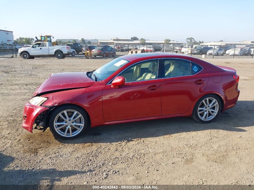 2006 Lexus Is 350 VIN: JTHBE262365008926 Lot: 40242843