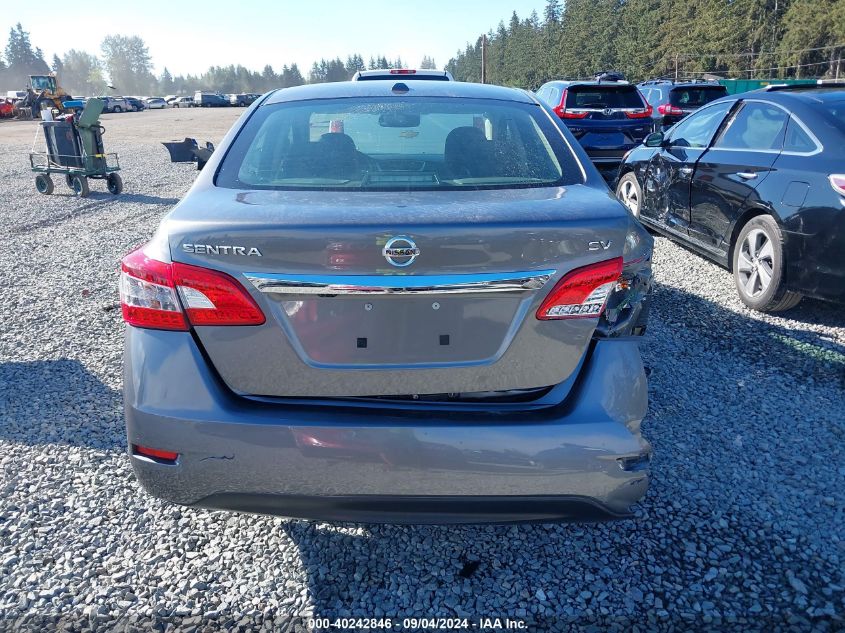 2015 Nissan Sentra Sv VIN: 3N1AB7APXFY381330 Lot: 40242846