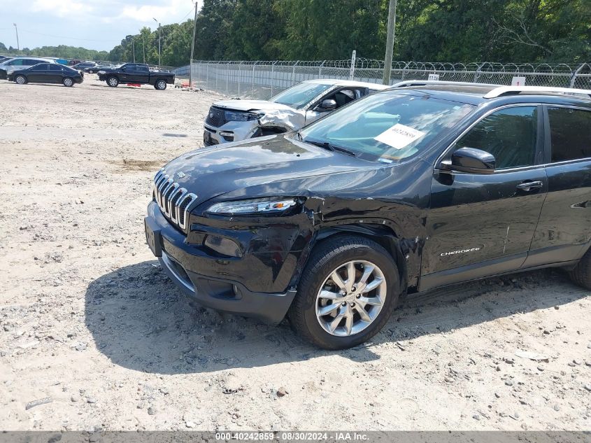 2015 Jeep Cherokee Limited VIN: 1C4PJMDS9FW726556 Lot: 40242859