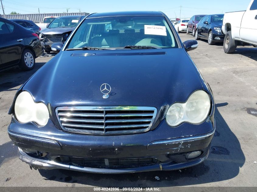 2005 Mercedes-Benz C 230 Kompressor Sport VIN: WDBRF40J45F635487 Lot: 40242896