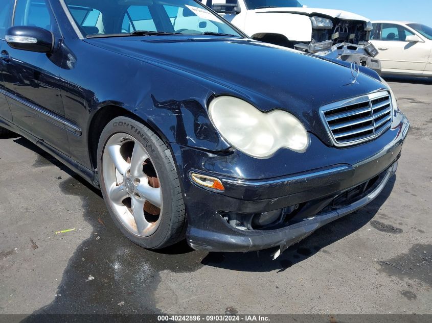 2005 Mercedes-Benz C 230 Kompressor Sport VIN: WDBRF40J45F635487 Lot: 40242896